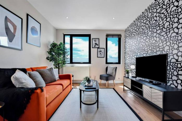 Monochrome Vibes 2BR Relaxing Moments - Heathrow