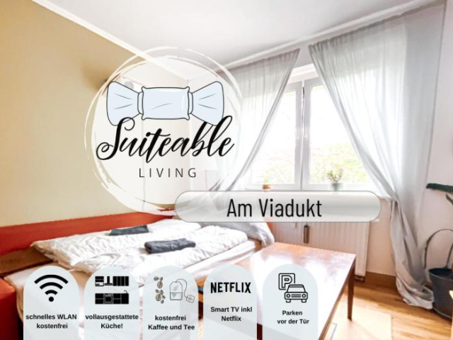 Suiteable Living- HELL, STILVOLL, KOMFORTABEL nahe Zentrum und Messe - Leipzig