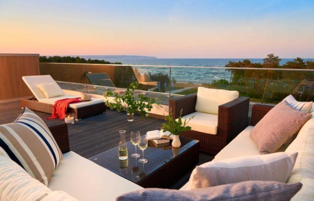 Strandresort Prora - Penthouse 504 mit Meerblick und Sauna - 奧茨巴德賓茲