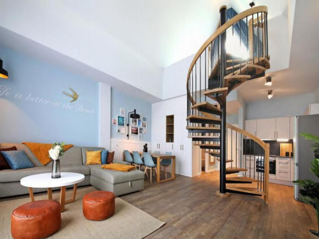 Appartement mit 1 Schlafzimmer und Balkon S3 - 黑靈斯多夫