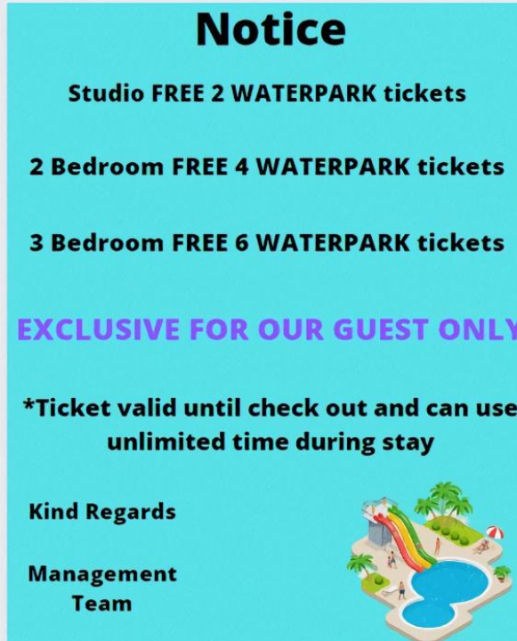 Melaka Town Area Top 1 Family Lovers Water Themepark Suites - 馬六甲