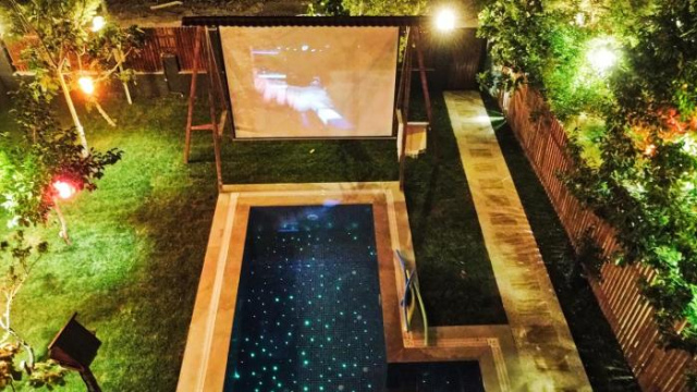 Karma Natura - Your hot swimming pool&fireplace private Bungalow - Akyaka