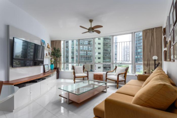 Pineapples LC703 - Apartamento 2 quartos na rua da praia na Barra da Tijuca