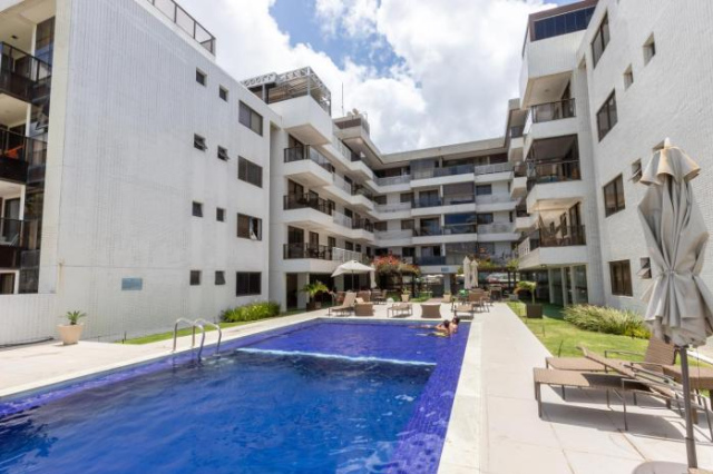 HostPB-PÉ NA AREIA 2 qt com PISCINA wifi 300 Mbps vaga - Joao Pessoa