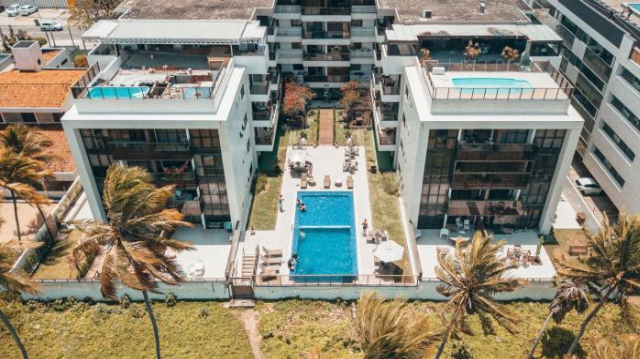 HostPB-PÉ NA AREIA 2 qt com PISCINA wifi 300 Mbps vaga - Joao Pessoa
