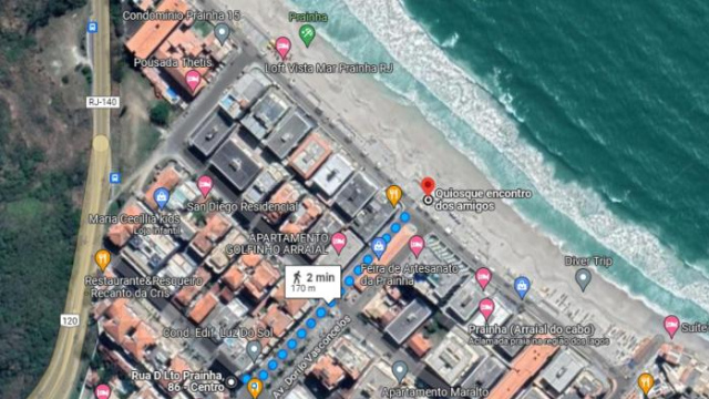 Apartamento a 190 metros da Praia - Arraial do Cabo