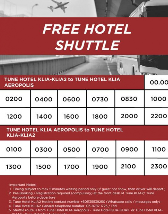 Tune Hotel KLIA Aeropolis (Airport Hotel) - Sepang