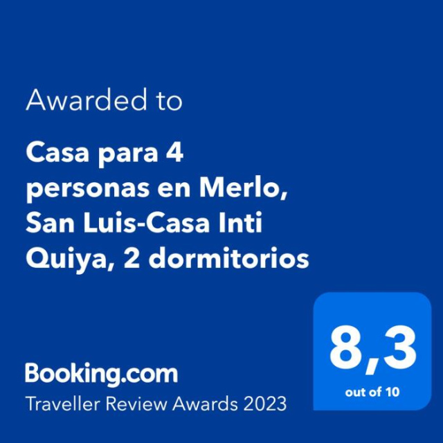 Casa para 4 personas en Merlo, San Luis-Casa Inti Quiya I 2 dormitorios - Merlo