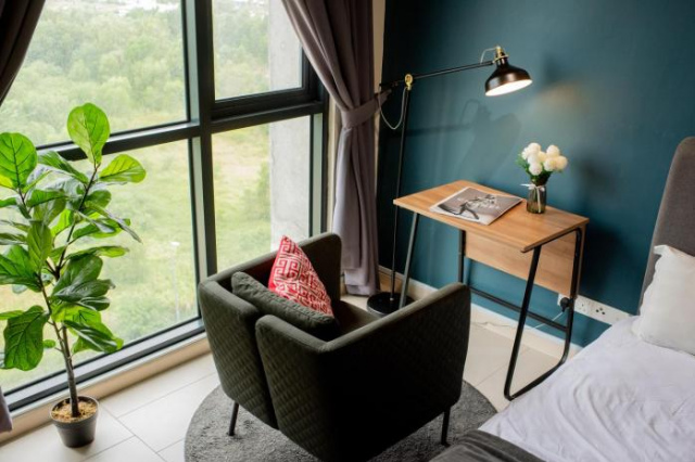 Private Cozy Studio with 2 Beds at Tamarind, Cyberjaya - 塞貝維