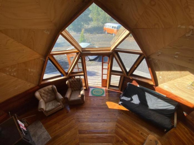 Domo Conguillio Conecta con tu energía sagrada junto al Salto Truful Truful con una vista majestuosa - Araucania