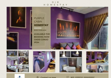 Purple Cabin Oasis Ipoh Perak