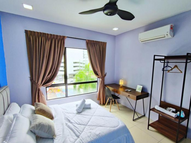 PoolView Waterpark 300Mbps Ipoh Homestay Manhattan Condo 4-7pax 3bedroom Station 18 pengkalan - 怡保