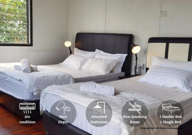 Jalan Kuhara 300 Mbps Detach Bungalow Family Fun BBQ Homestay - Sabah