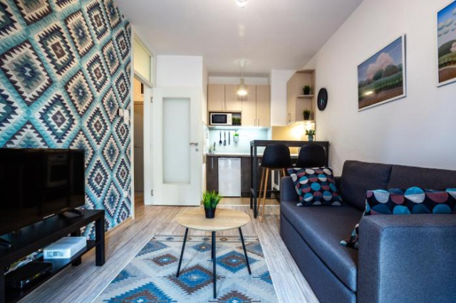 Modern Naive Downtown with free private garage - Novi Sad
