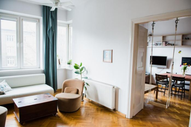 Tenement Apartment 90m2 City Center - Krakow