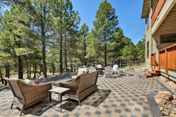 Flagstaff Home with Decks, Patio and Forest View!