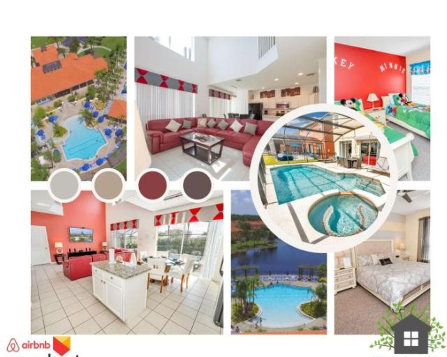 Disney Dream with Hot Tub, Pool, Xbox, Games Room, Lakeview, 10 min to Disney, Clubhouse - Kissimmee