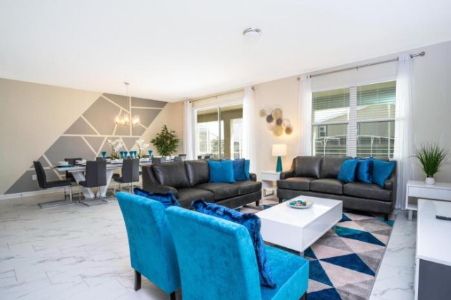 Marvelous 7Bd/5Ba Family Friendly w/ GameRoom & Pool Close to Disney 1201 - Kissimmee