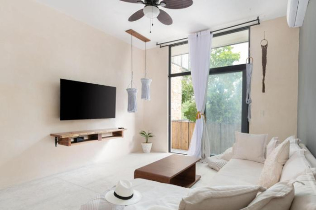 Luxurious 3BR Apt with Wonderful Shared Pool and Lounge Area - Tulum