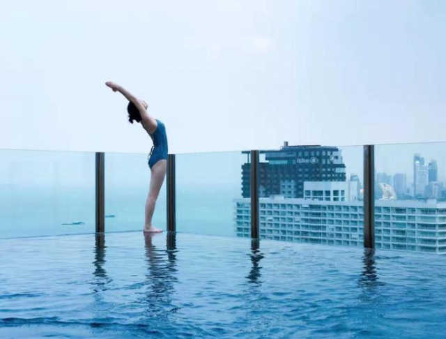 Sea View in Central Pattaya With Infinity Pool - 中芭達雅