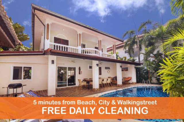 Villa Waree 5 minutes from Beach and Walking street - 南芭達雅