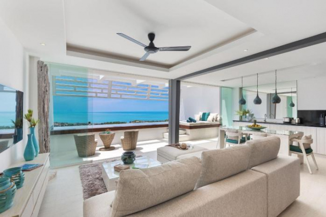 Villa Atlantis 6 - Deluxe 2BDR, Sea View, Private Pool - Koh Samui