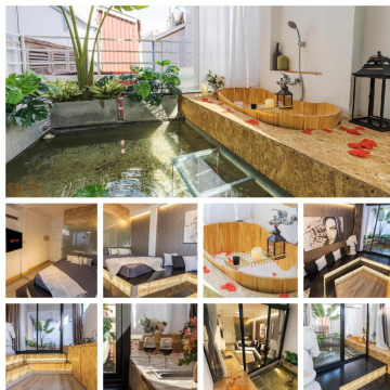 Homestay#PTC#Bathtub#HoanKiem#Romantic