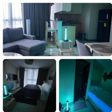 Cozy Suite with Balcony, Fast WiFi & Netflix across Mitsukoshi Mall and Uptown Mall