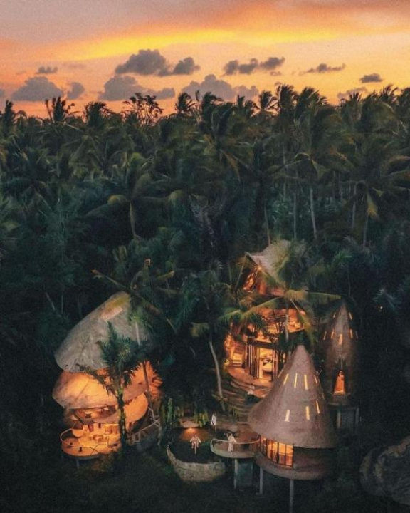Eclipse House 4bds Eco Bamboo House Pool RiverView - Bali