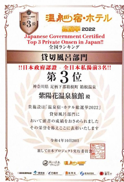 Ajisai Onsen Ryokan - Award Winning Private Open Air Onsen - Hakone
