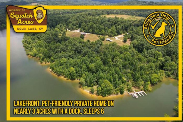 Secluded Lakefront Home on Nolin Lake Near Mammoth Cave - Kentucky