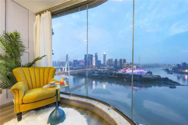 Baihong Drone Show River Merge View Suite -Hongyacave - Chongqing