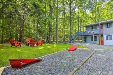 Stocked Gouldsboro Home with Wraparound Deck!