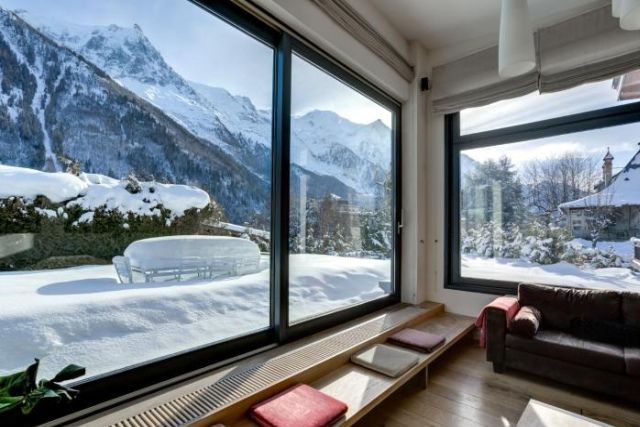 Chalet Safari. Face au Mont-Blanc. - 夏慕尼白朗峰