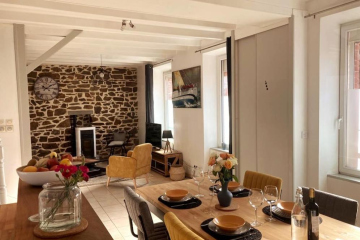 Maison chaleureuse bord de mer
