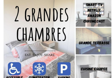 La vie aux Bassins et terrasse privée