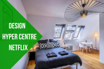 Appartement Design Hyper Centre Lille - NETFLIX wifi Fibre - Parking
