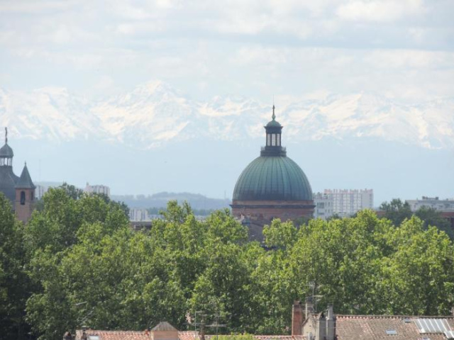 Le Panoramique, vue Pyrenees - Toulouse